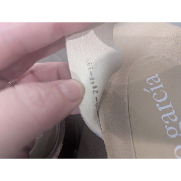 PEDRO GARCIA WHITE LEATHER FLAT SANDALS  SZ 9.5 $279 BRAND NEW - Picture 6 of 7